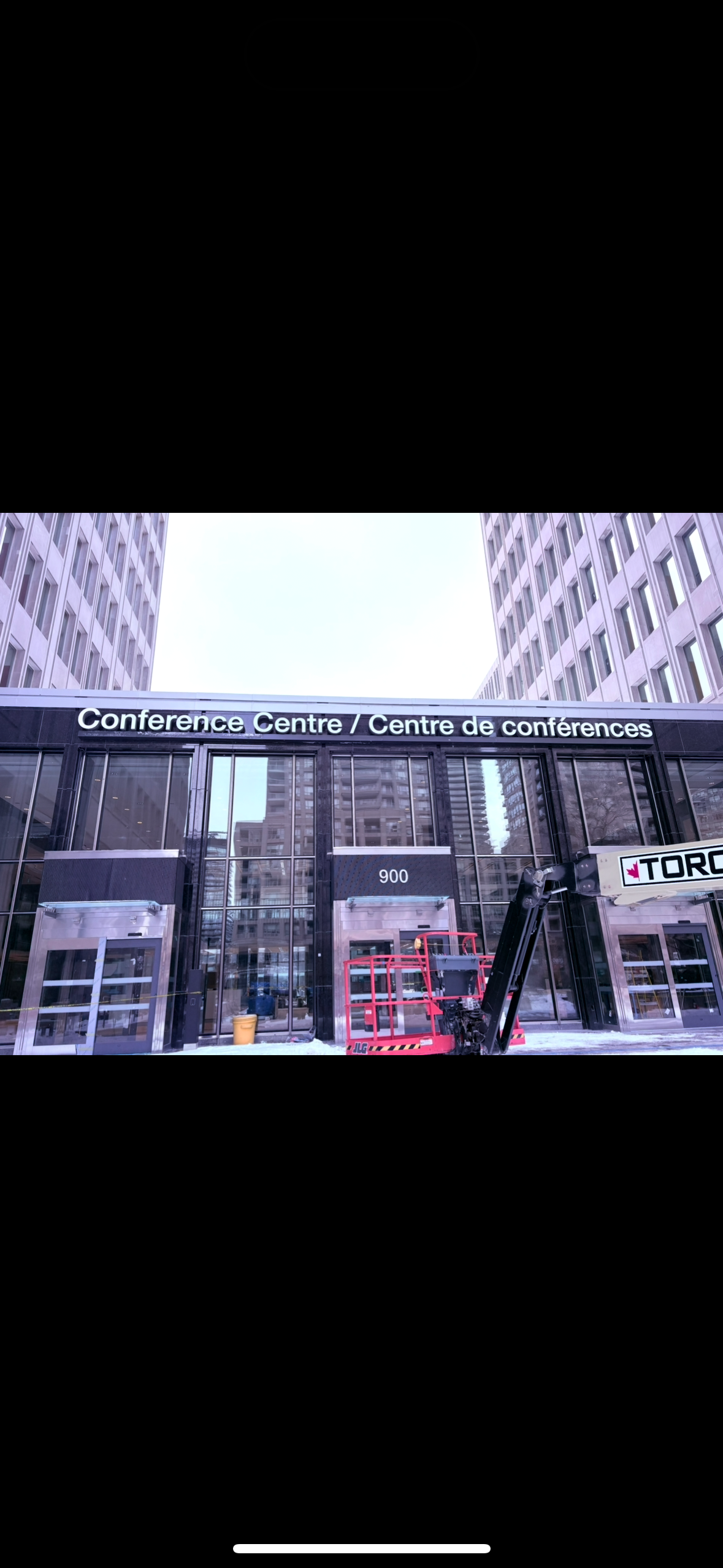 Conference centre signage